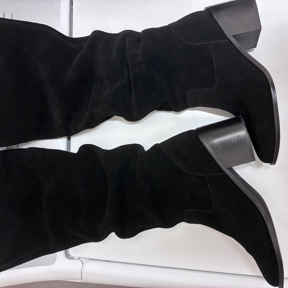 Kelsi Dagger Black‎ Heeled Boots